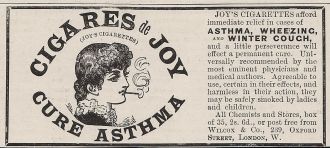 Cigares de Joy - Cure Asthma