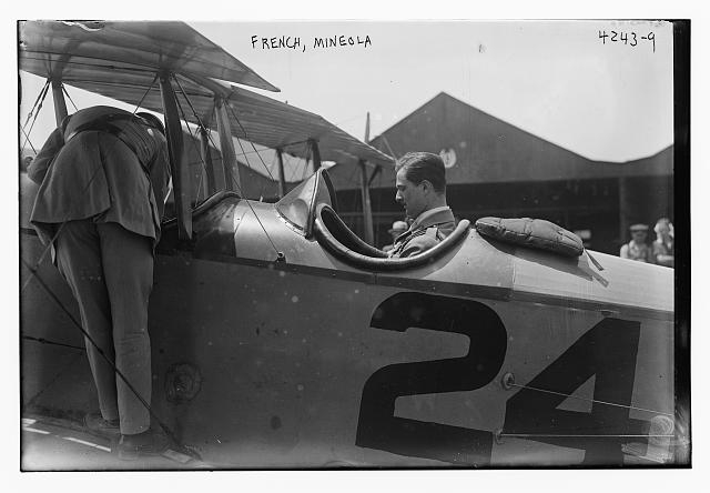 French Army aviators at Mineola