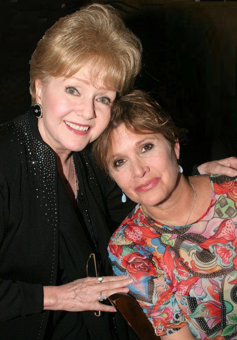 Debbie Reynolds and Carrie Fisher