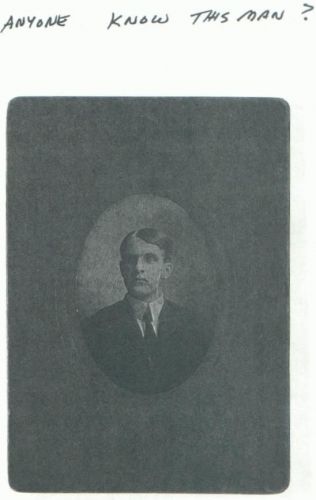 Unknown man