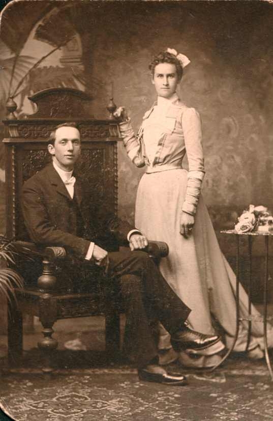 Louis C. Gerke & Sophia G. Meyer wedding 1901