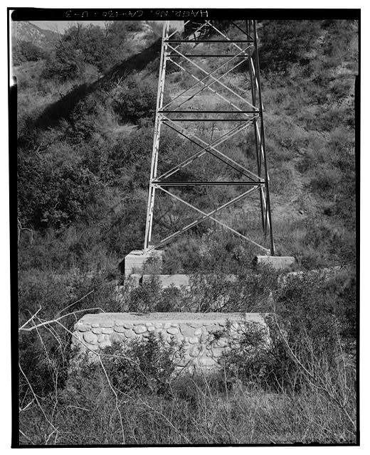 3. OLD FOOTINGS AND NEW, AT WARM SPRINGS CREEK. VIEW TO...