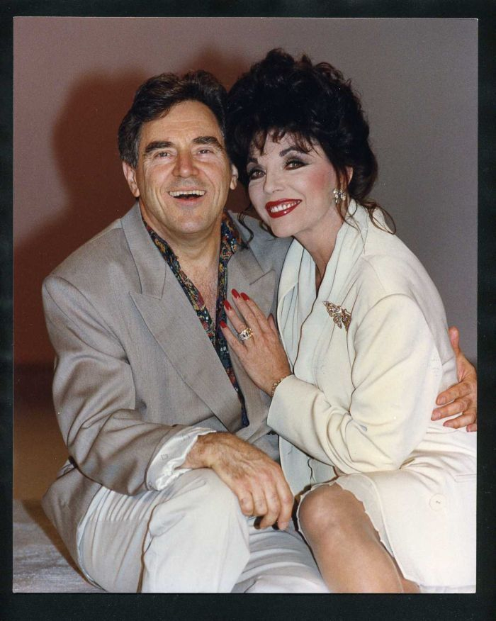 Anthony Newley and Joan Collins