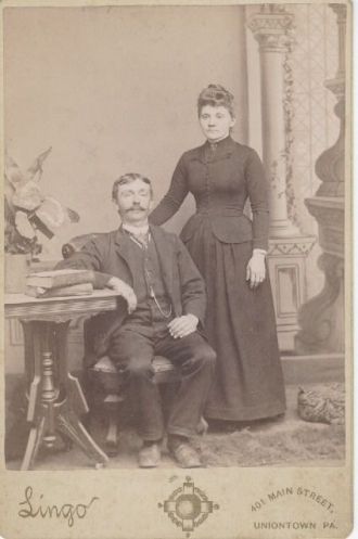 Unknown Couple, photo taken in Uniontown, Penn.