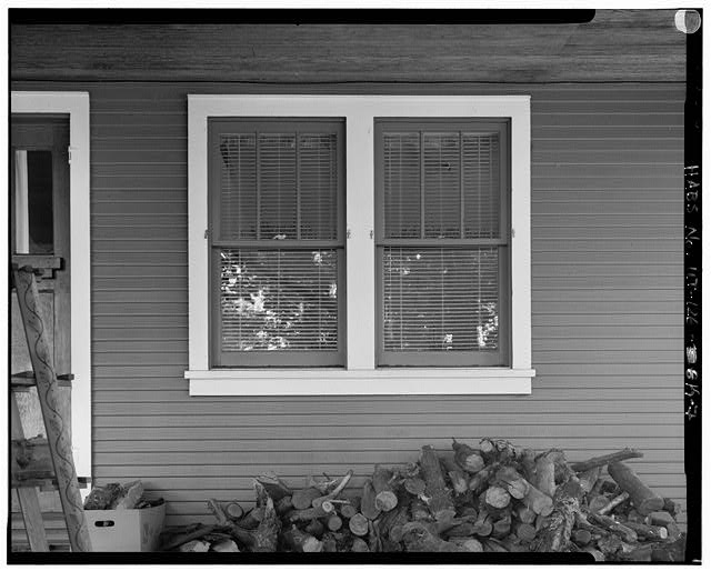 7. Window detail, looking west. - Thomas Powers Ranch,...