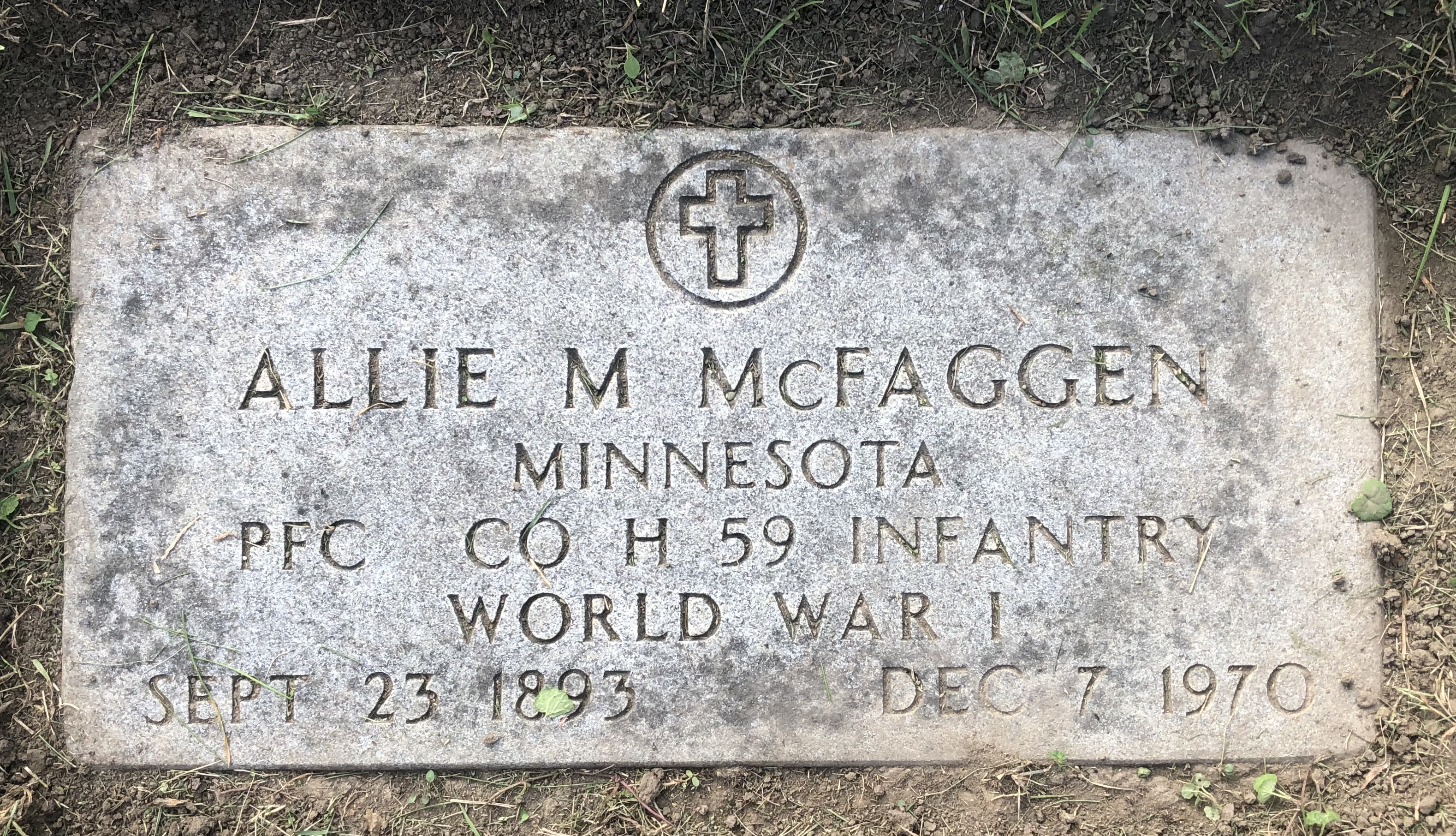 Allie Mcfaggen Gravesite