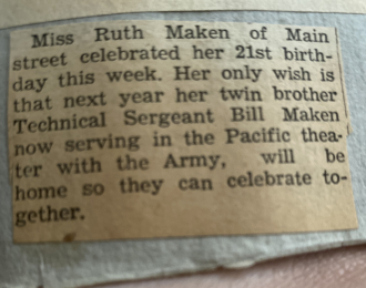 Maken family— Ruth Maken and Bill Maken
