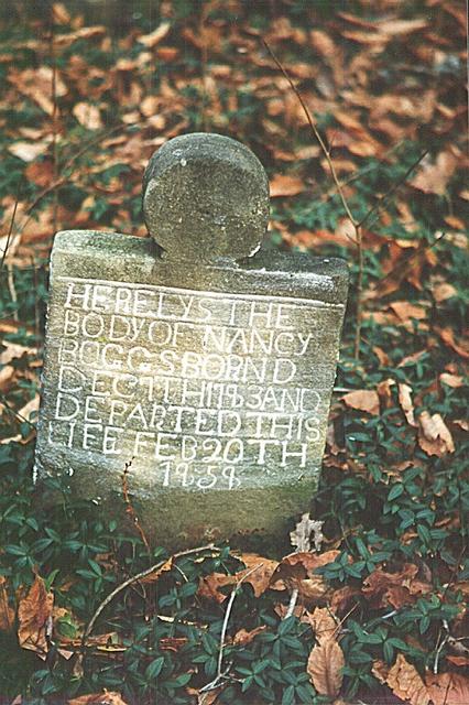 Nancy Boggs Headstone