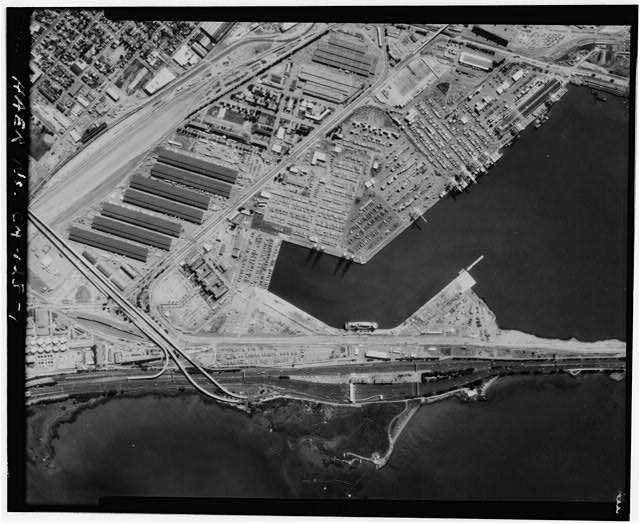 1. Aerial Photograph, VIEW OF OAKLAND ARMY BASE. -...