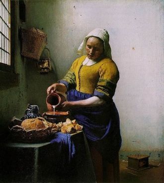 The Milkmaid - Johannes Jan Vermeer