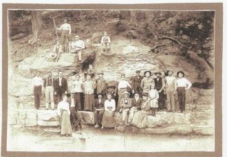 Reunion at Trinity Springs, Martin Co, IN, ca 1900 Reunion at Trinity Springs, Martin Co, IN, ca 1900