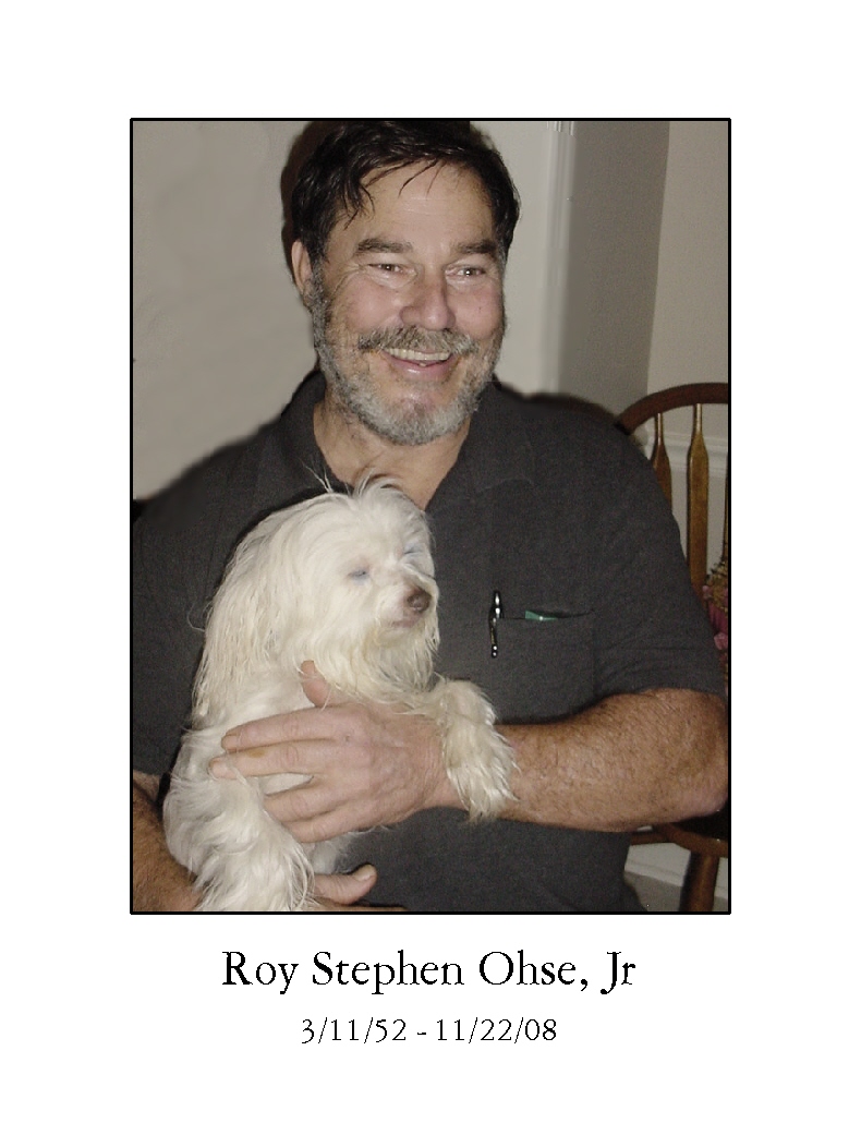 Roy Steven Ohse, Jr, and "Bonnie"