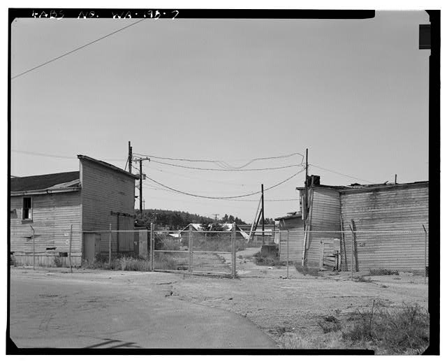 7. View looking south and west along the railroad...