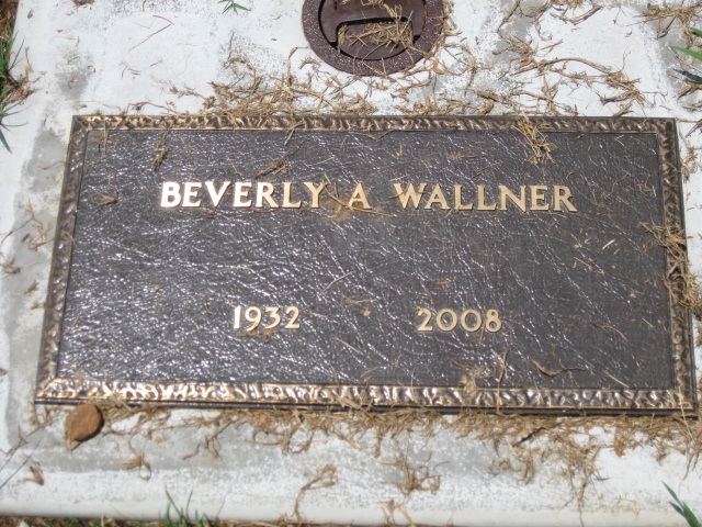 Beverly A Wallner Grave Marker