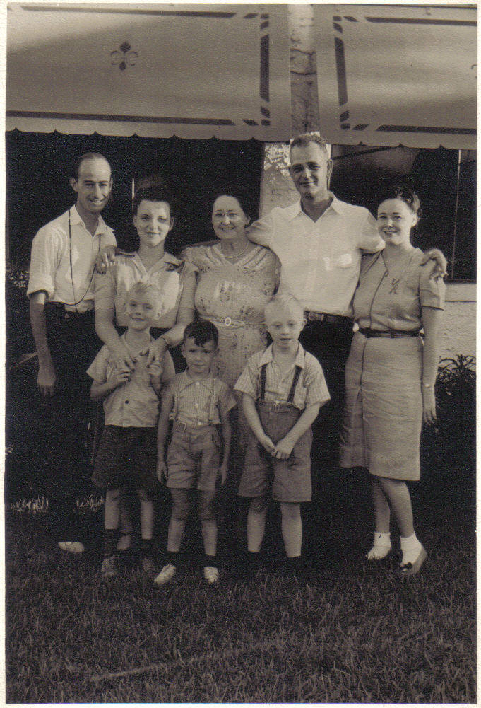 Zella (Bishop) Bennett with Her Family