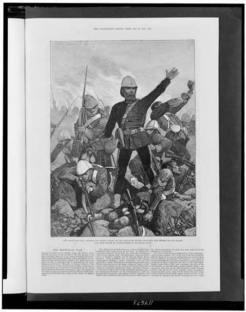 The Transvaal war: General Sir George Colley at the...