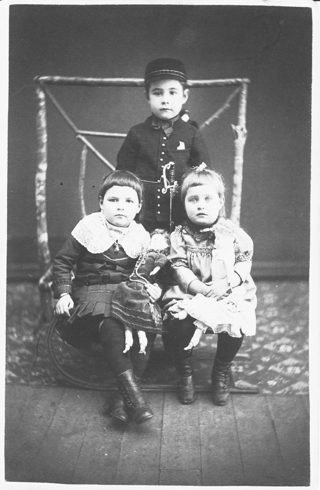 John, Jessy, & Katie Avery, Wisconsin 1885