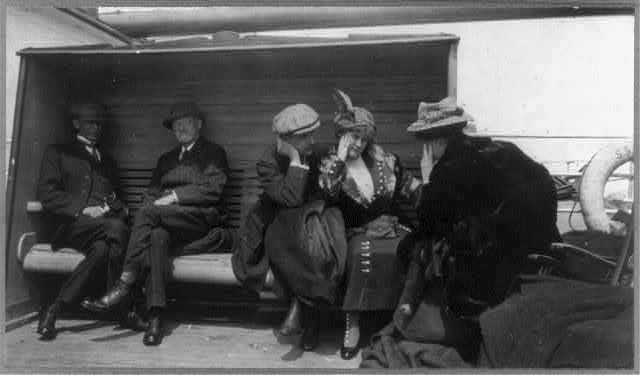 Titanic Survivors aboard the Carpathia