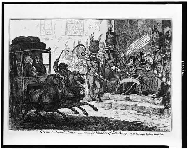 German-nonchalence;-or-, the vexation of Little-Boney /...