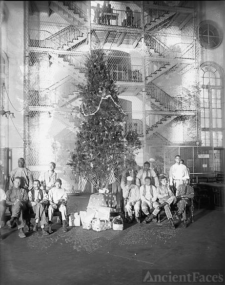 Jail Christmas tree, 1919