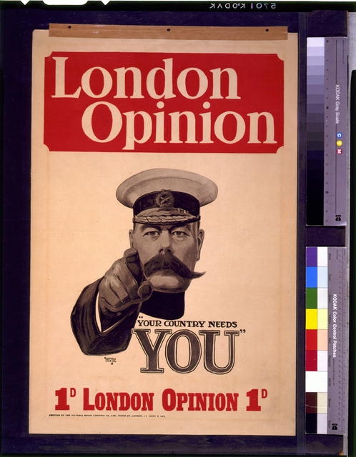 London opinion "Your country needs you" / Alfred Leete.