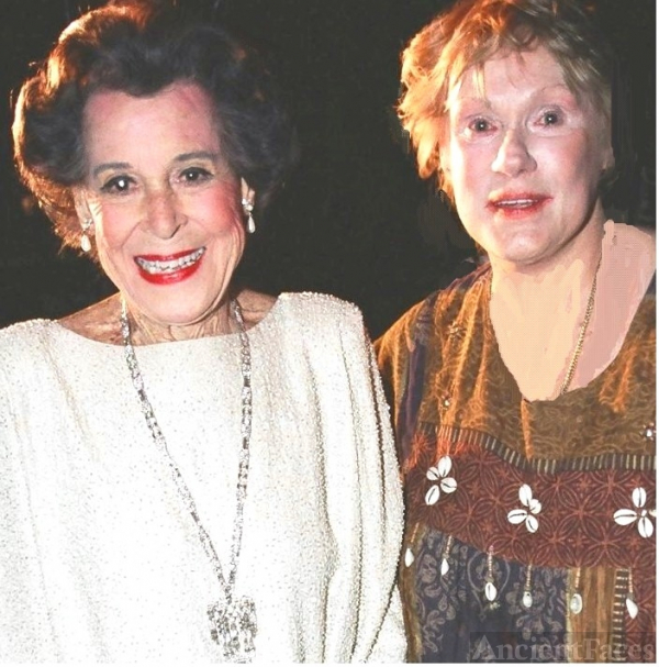 Kitty Carlisle and Tammy Grimes