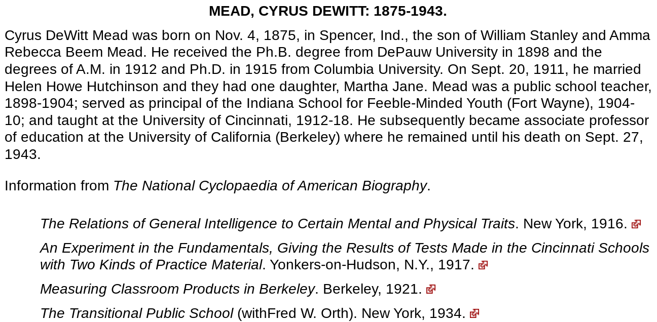 Cyrus DeWitt Mead
