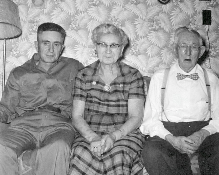 Russell, Janie, & Fred DeJaynes, Illinois 1950