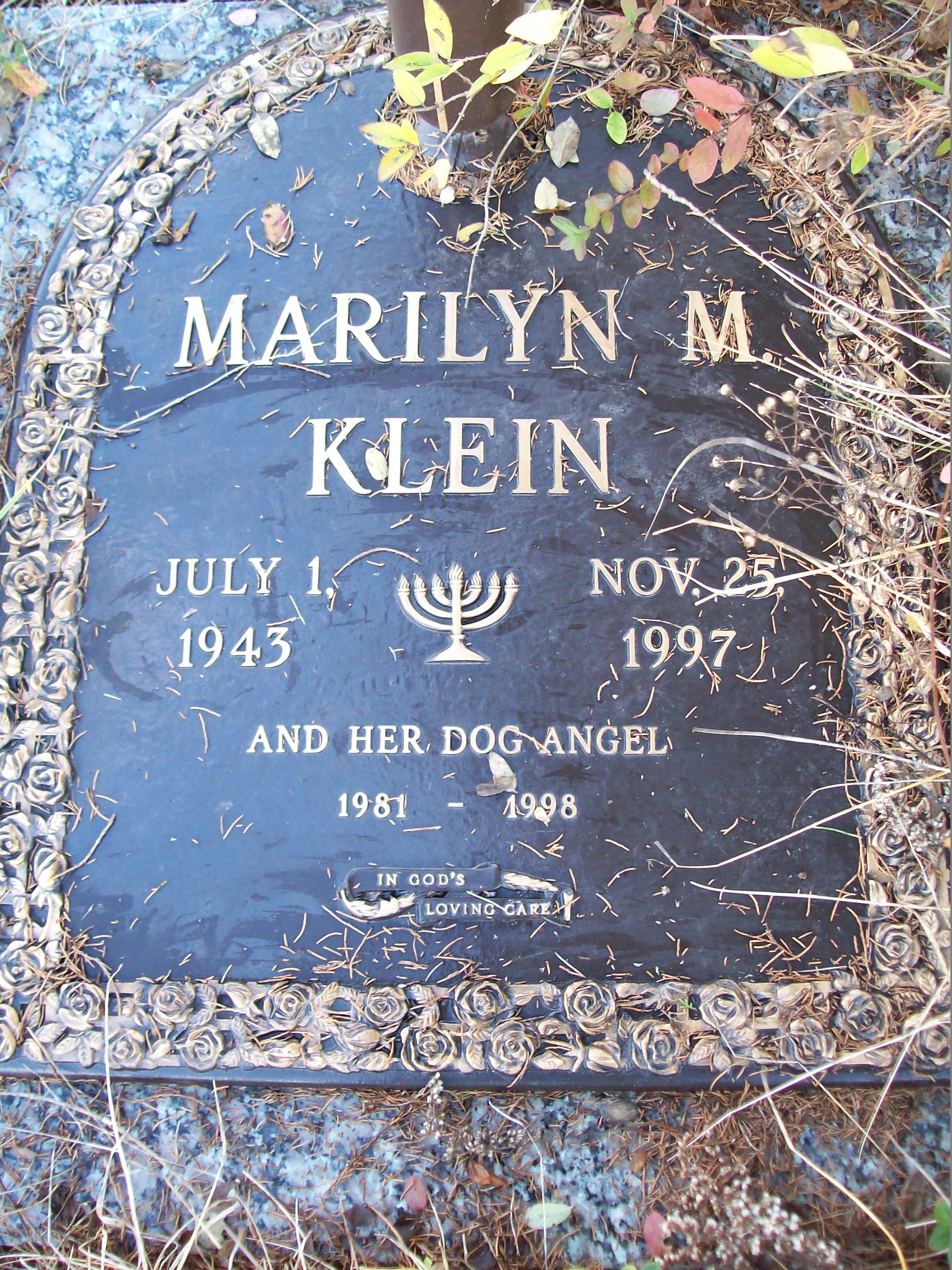 Marilyn M Klein gravesite