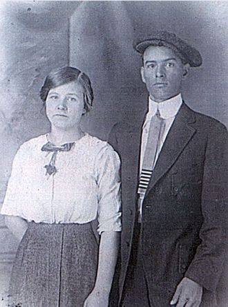Martin & Mary (Piercefield) Swartz, Indiana 1917