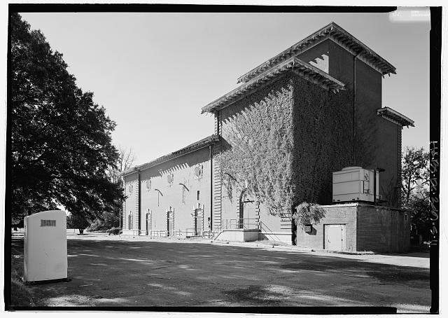 Perspective view of northeast corner - St. Elizabeths...