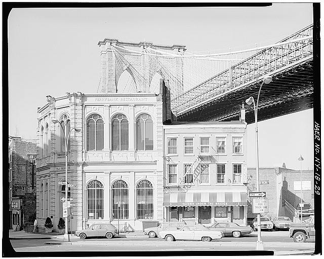 29. View of Brooklyn Tower emerging behind 19th century...
