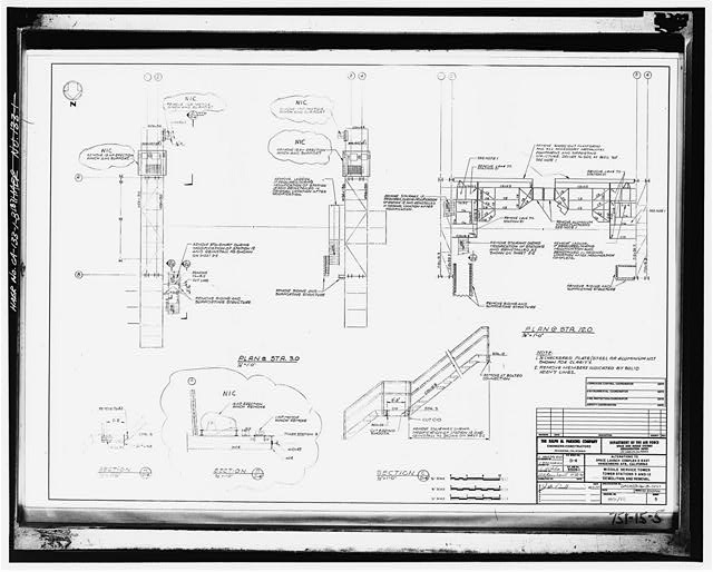 187. Photocopy of drawing (1975 demolition drawing by the...