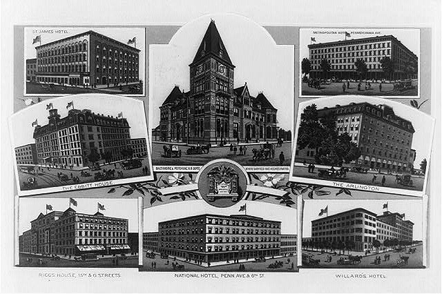 [Composite of eight buildings in Washington, D.C.--St....