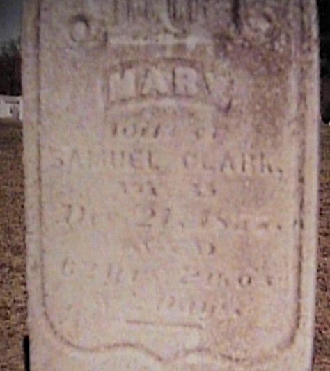 Mary Clark Grave, WI