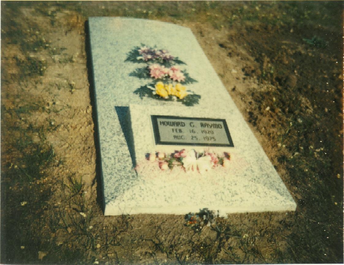Howard Glenwood Raymo gravesite