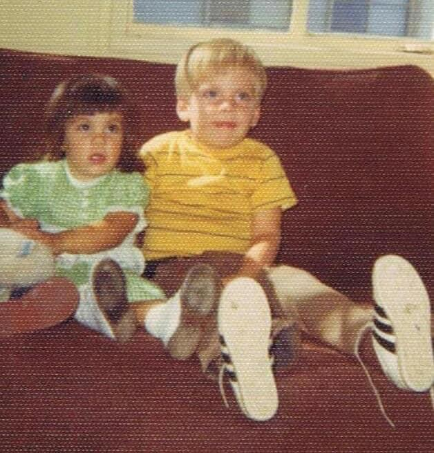 Mitchell Eugene Muscoe and little sister, Cheri.