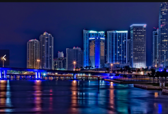 Miami's modern downtown skyline
