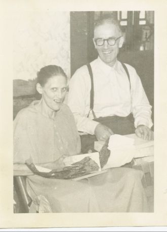 Roscoe Wolf and second wife Vera Harshman Wolf