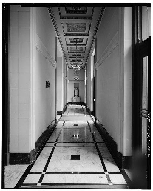 Vestibule (room101), looking west-southwest (bearing 240)...