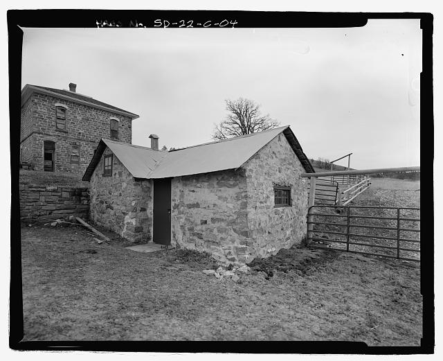 4. Looking southeast - Anderson Dairy Ranch, Springhouse,...