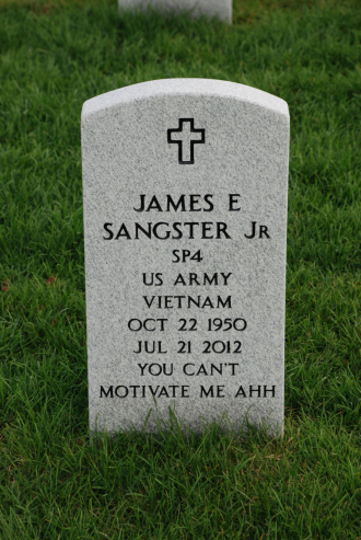 James Edward Sangster Jr Gravesite