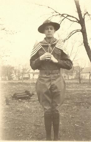 William Glen Cornwell, boy scout, age 15