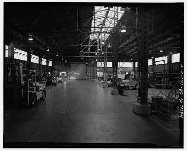 4. INTERIOR VIEW TOWARD NORTH END OF BUILDING, TAKEN FROM...