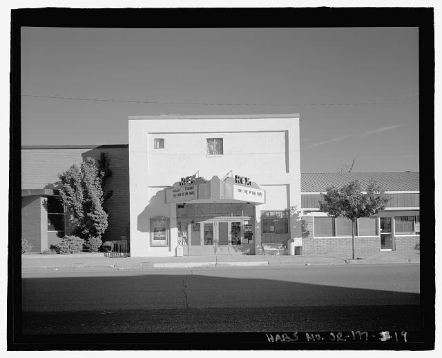 Perspective view of the Rex Theater, 240 A Street West,...