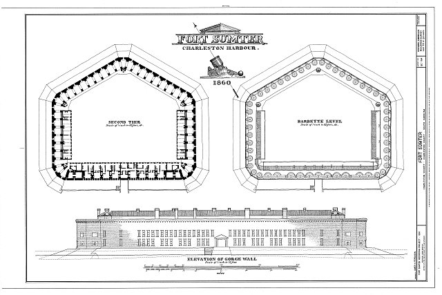 HABS SC,10-CHAR.V,3- (sheet 22 of 24) - Fort Sumter,...
