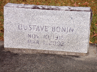 Gustave Bonin Gustave Bonin