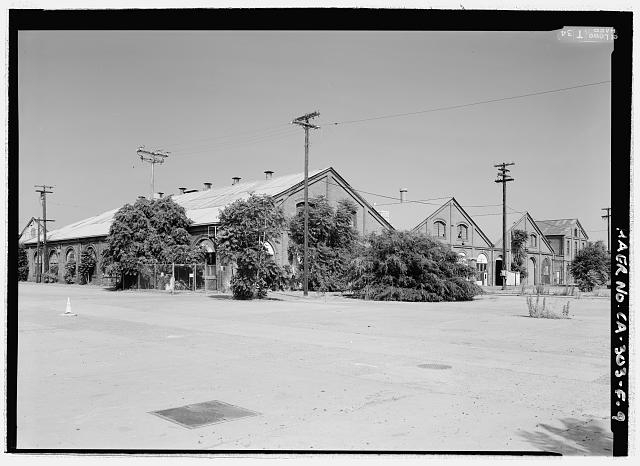 PAINT SHOP, LOOKING NORTHWEST. - Southern Pacific,...