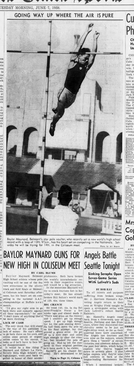Baylor Maynard Pole Vaulter
