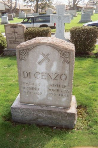 Tombstone of Domenicio DiCenzo